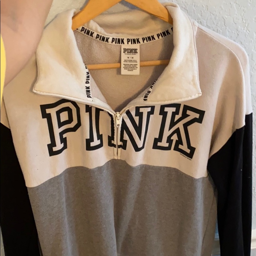 Pink Quarter Zip